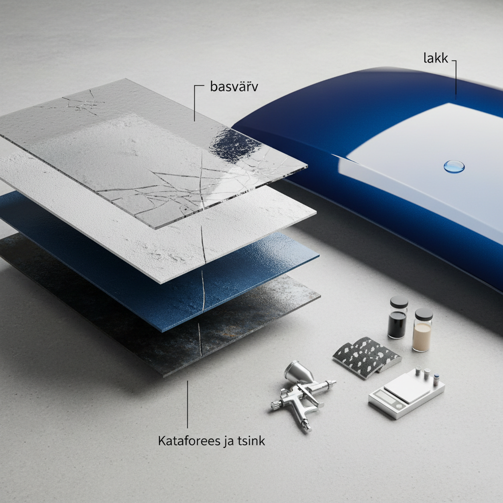 Autovärvi parandamine: miks säästuremont läheb kalliks?