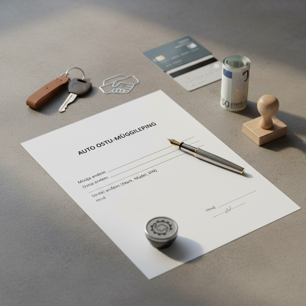 Auto ostu-müügileping: kuidas seda õigesti vormistada?