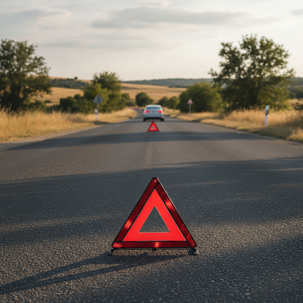 Ohukolmnurk: kui kaugel peab see auto taga tegelikult asuma?